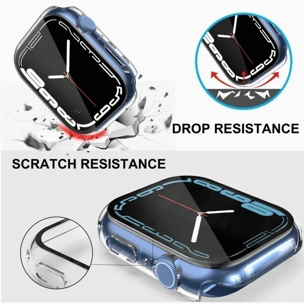 Screen Protector Case for Apple Watch - Clear